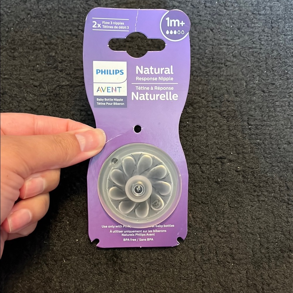Philips Avent Natural Response Nipple - Purple
